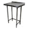 Bk Resources Stainless Steel Work Table With Open Base, 1.5" Rear Riser 24"Wx18"D VTTROB-1824 - alternate 4